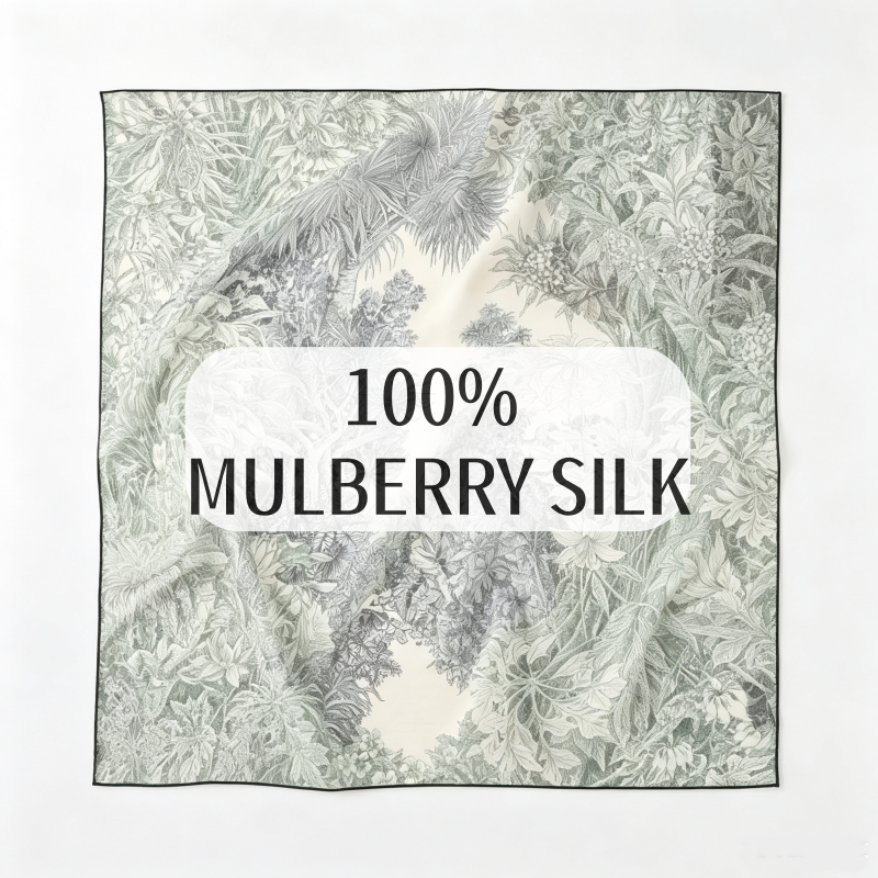 Luxury Bags Vintage - Luxury 100% Pure Silk Georgette Square