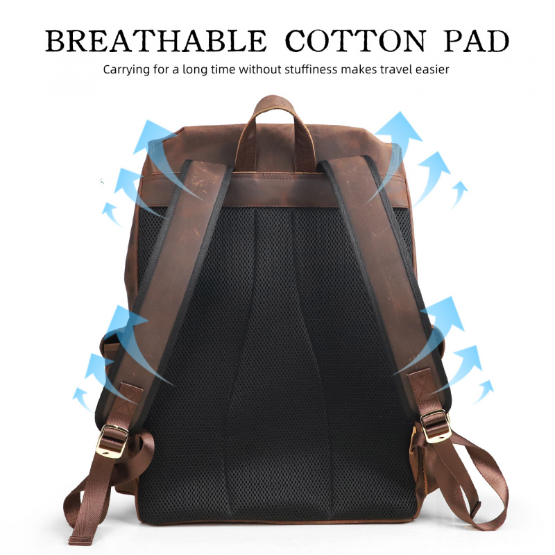 New Arrivals Leather Backpack  - Luxury Bags Vintage のレビューと価格
