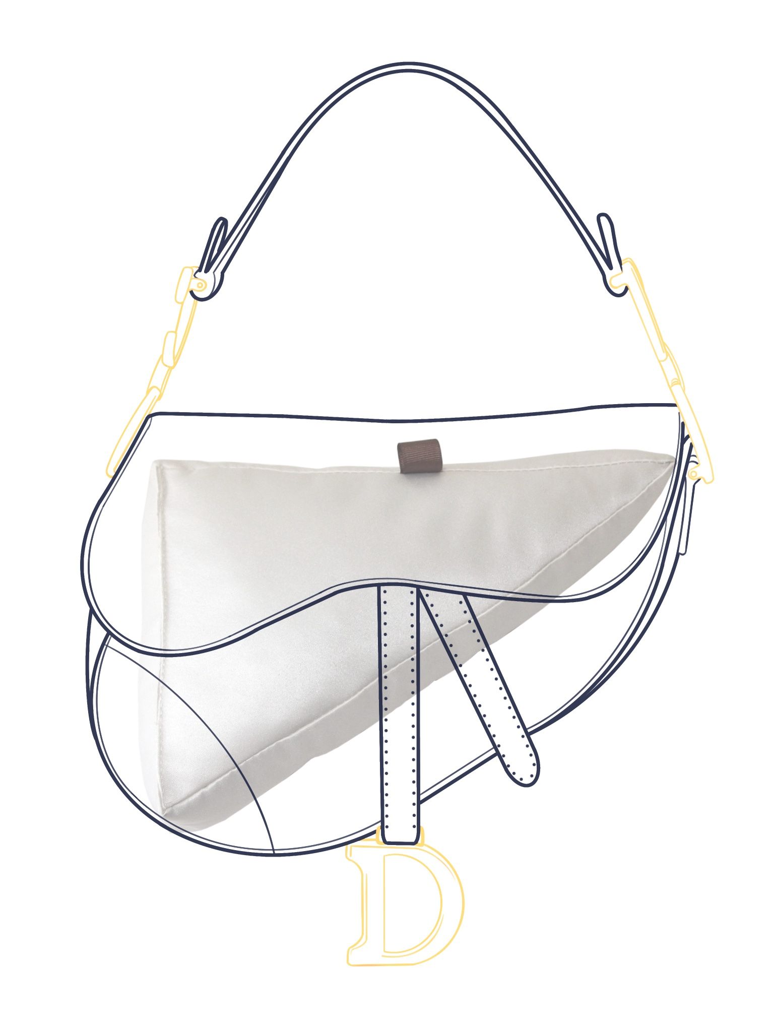 Fit For Saddle Bag Luxury Hand - Luxury Bags Dior のレビューと価格