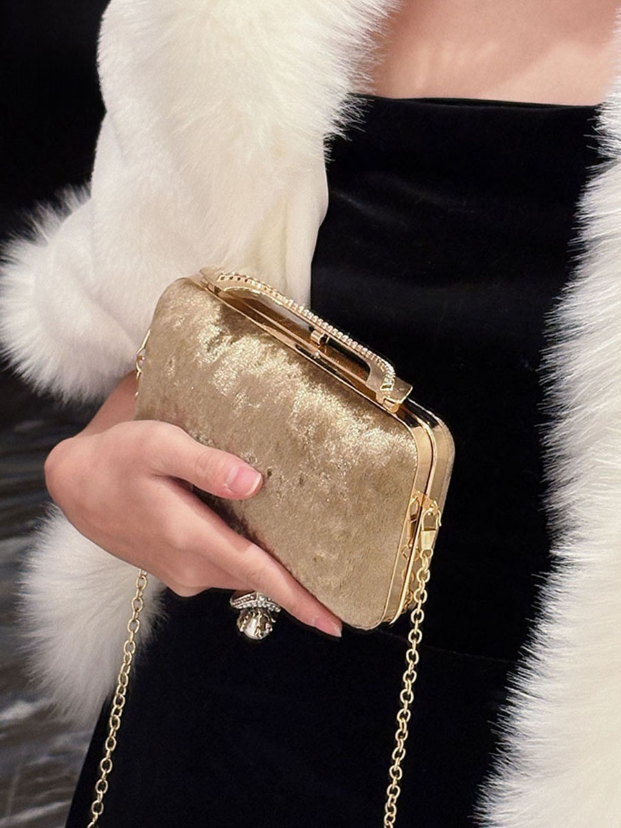 UGALS Velvet Box Bag Evening P - Luxury Bags For Young Women のレビューと価格