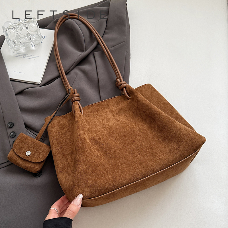 LEFTSIDE Luxury Faux Suede Tot - Luxury Bags For Young Women のレビューと価格