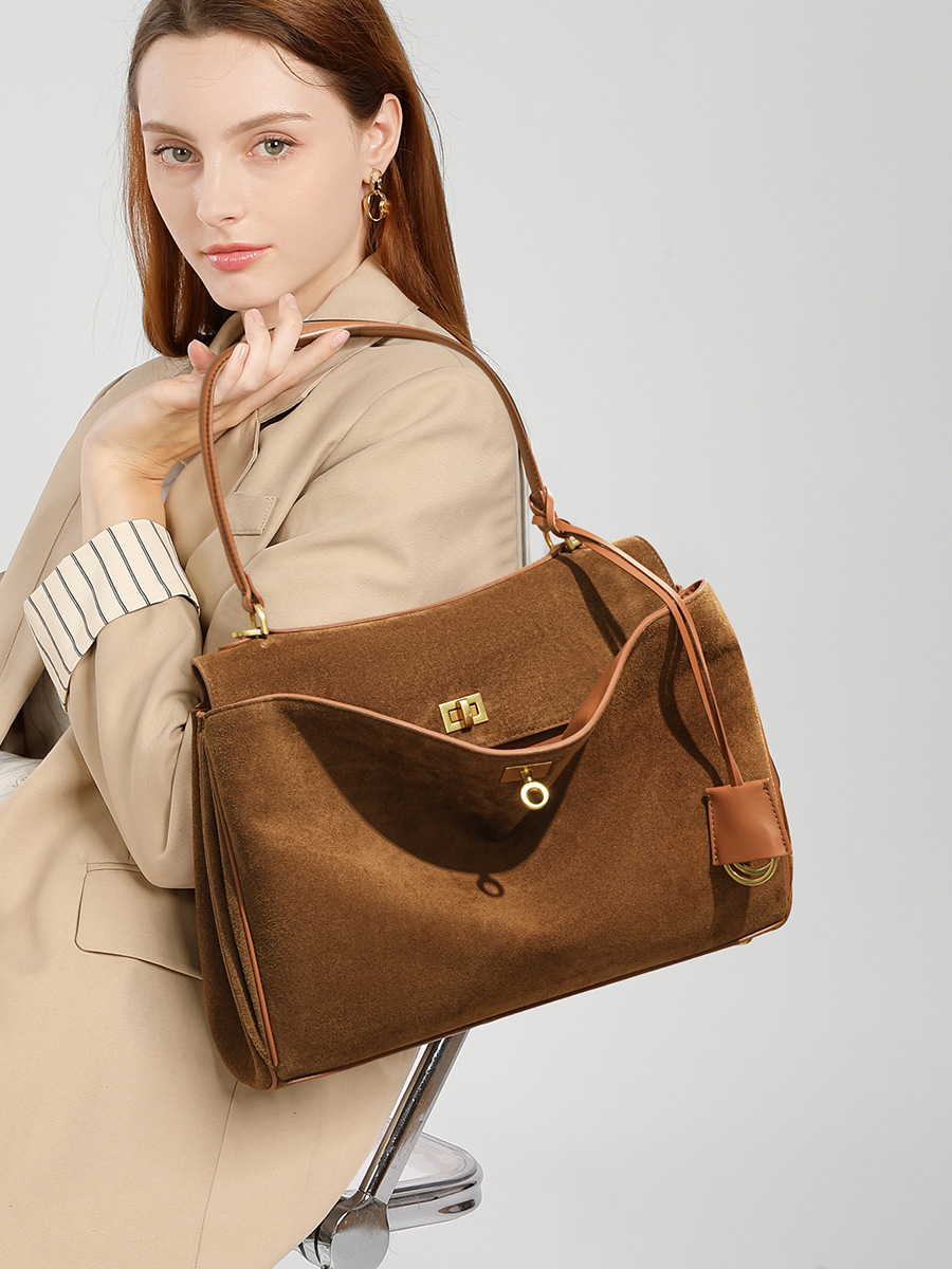 Autumn Winter Women's Suede ge - Luxury Bags On Sale のレビューと価格