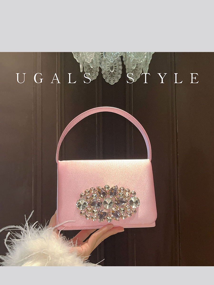 UGALS Luxury Satin Diamond Gem - Luxury Bags For Young Women のレビューと価格