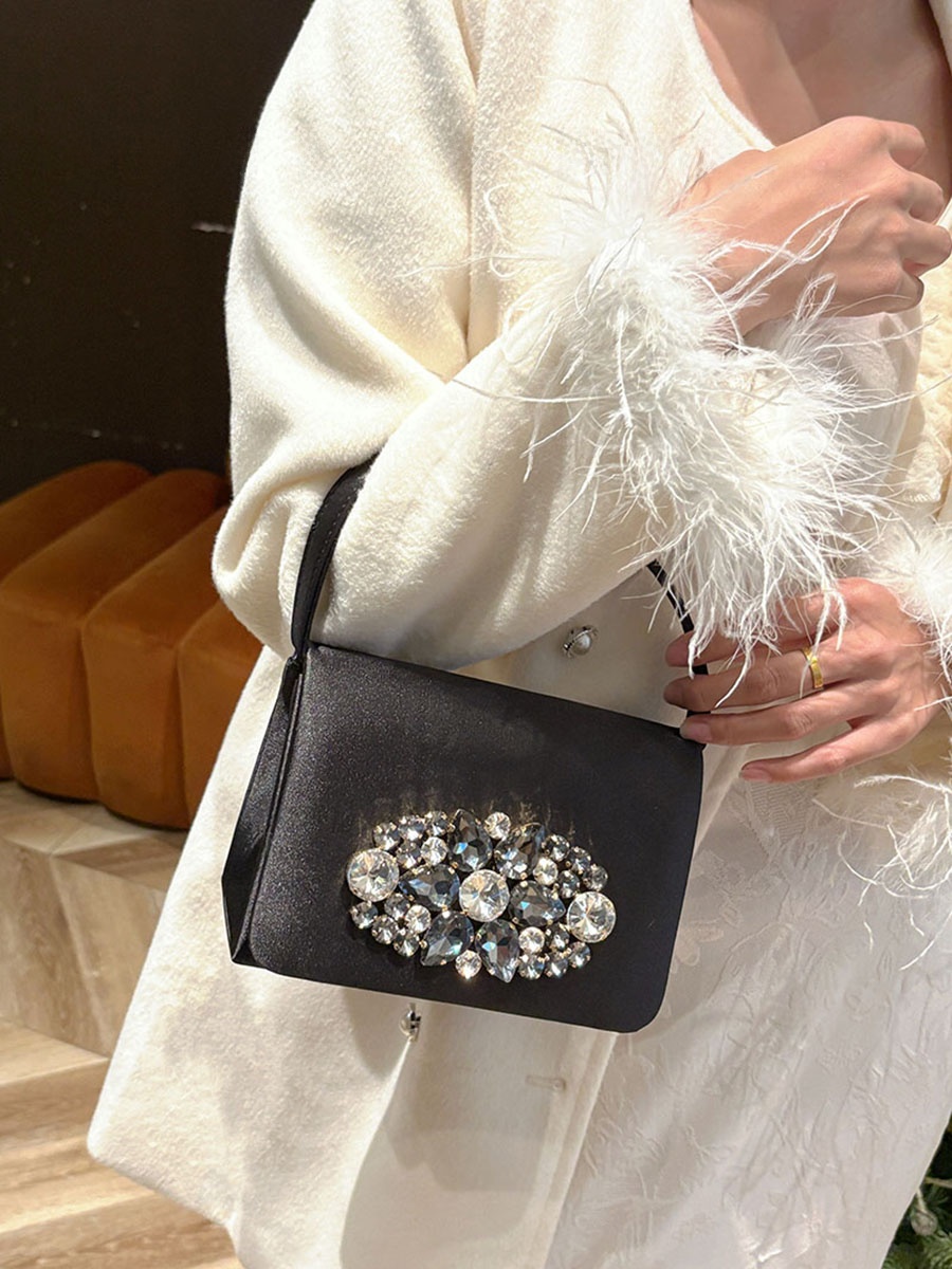 UGALS Luxury Satin Diamond Gem - Luxury Bags For Young Women のレビューと価格
