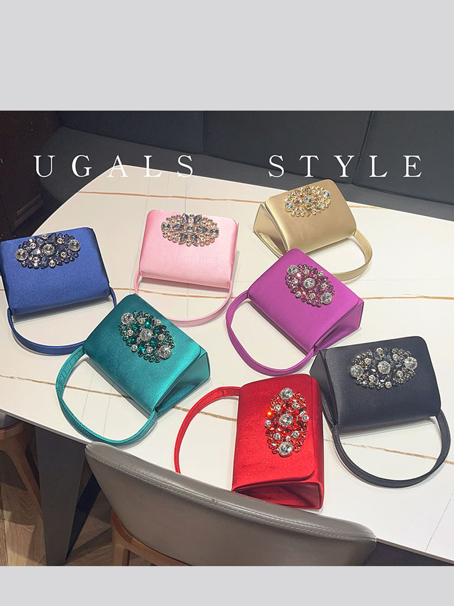 UGALS Luxury Satin Diamond Gem - Luxury Bags For Young Women のレビューと価格