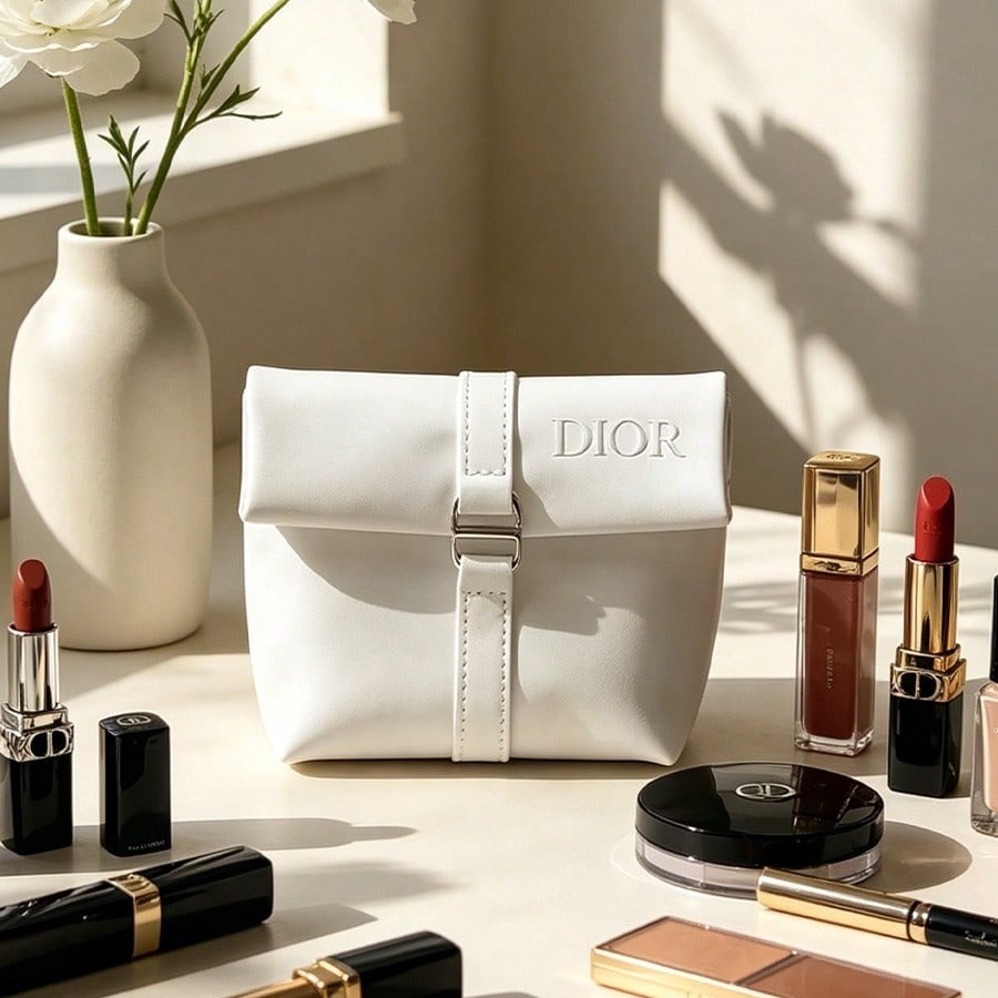 Dior’s Bag White Cosmetic Bag  - Luxury Bags Dior のレビューと価格