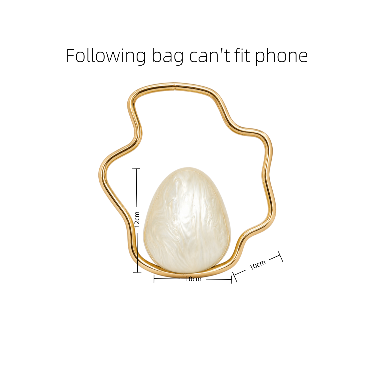 Women mini Acrylic egg bag cut - Luxury Bags On Sale のレビューと価格