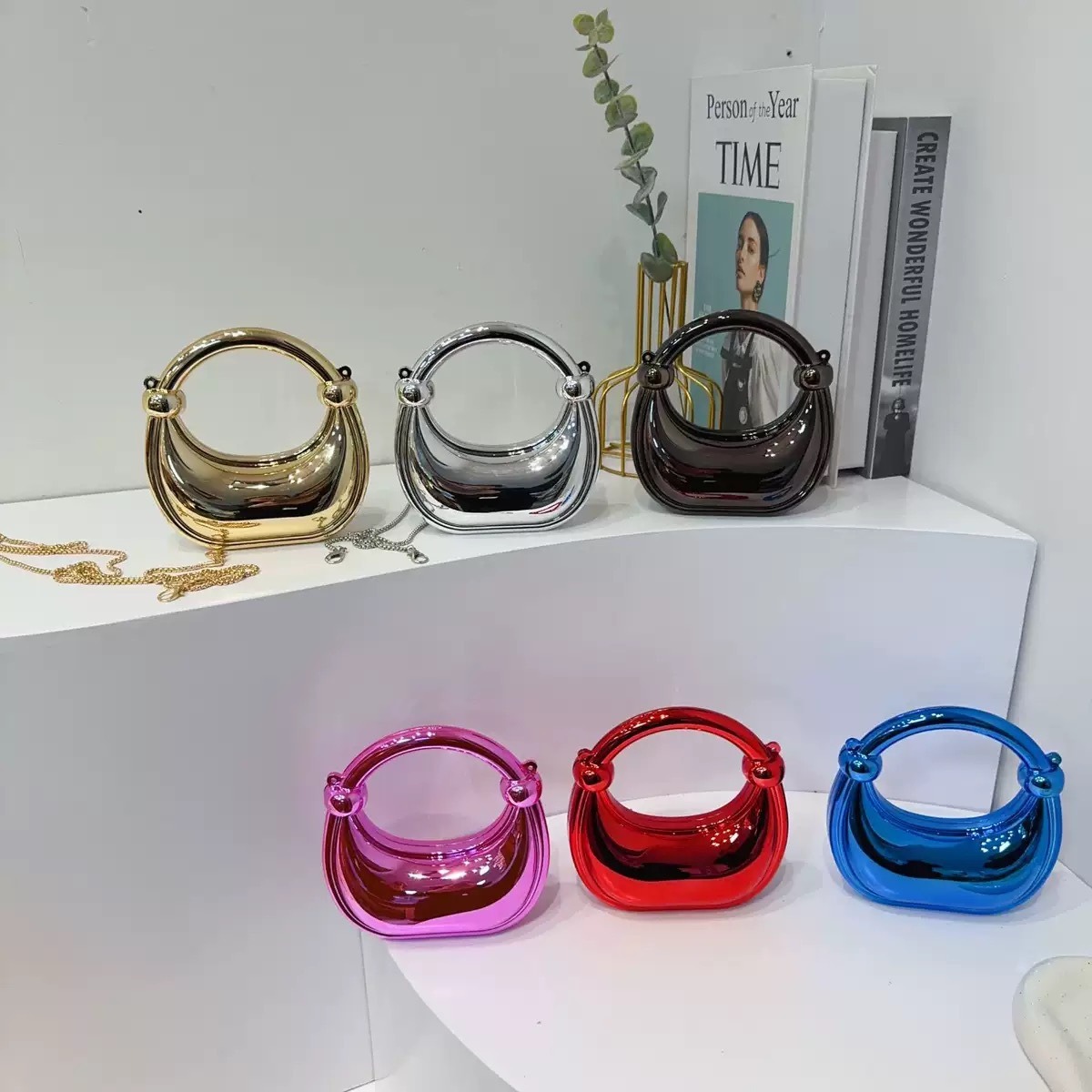 Mini Golden Evening Bag Purses - Luxury Bags On Sale のレビューと価格
