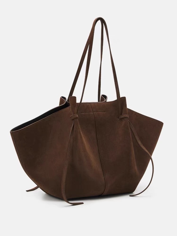 Faux Suede Tote Bags For Women - Luxury Bags Vintage のレビューと価格