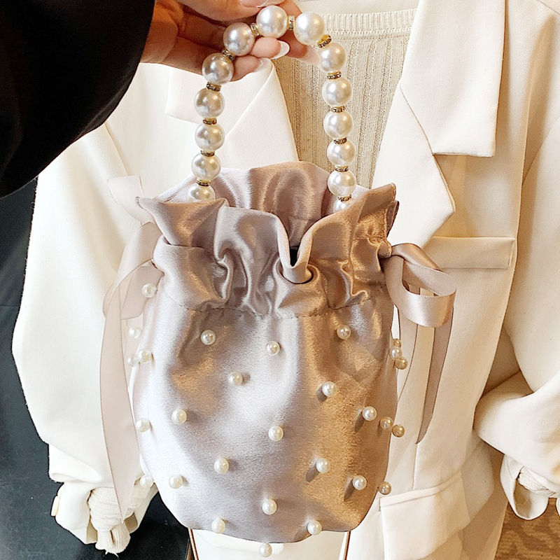 Luxury Pearls Bucket Bag Fashi - Luxury Bags On Sale のレビューと価格