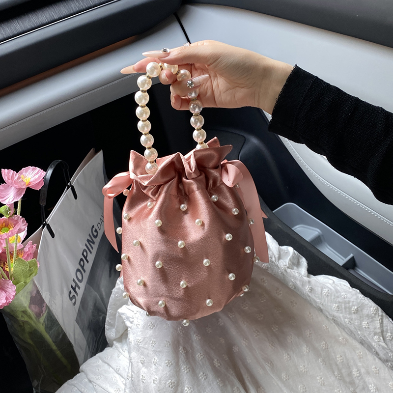 Luxury Pearls Bucket Bag Fashi - Luxury Bags On Sale のレビューと価格