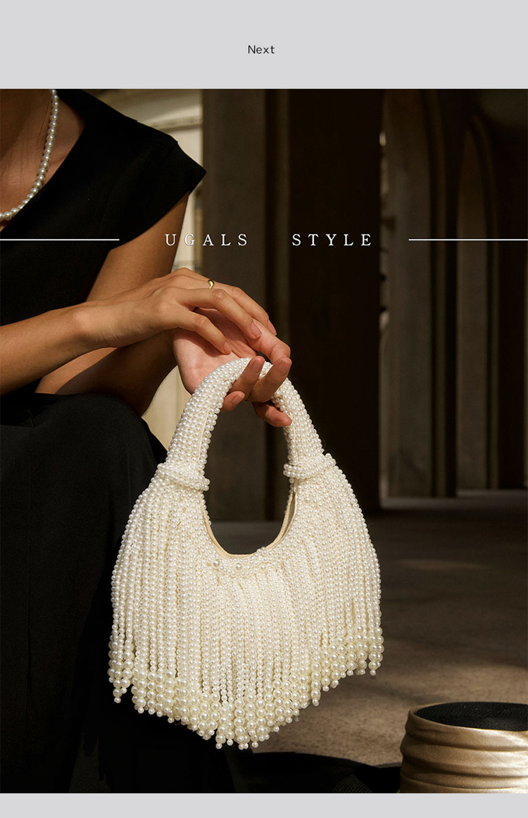 Design Handle Pearl Evening Cl - Luxury Bags On Sale のレビューと価格